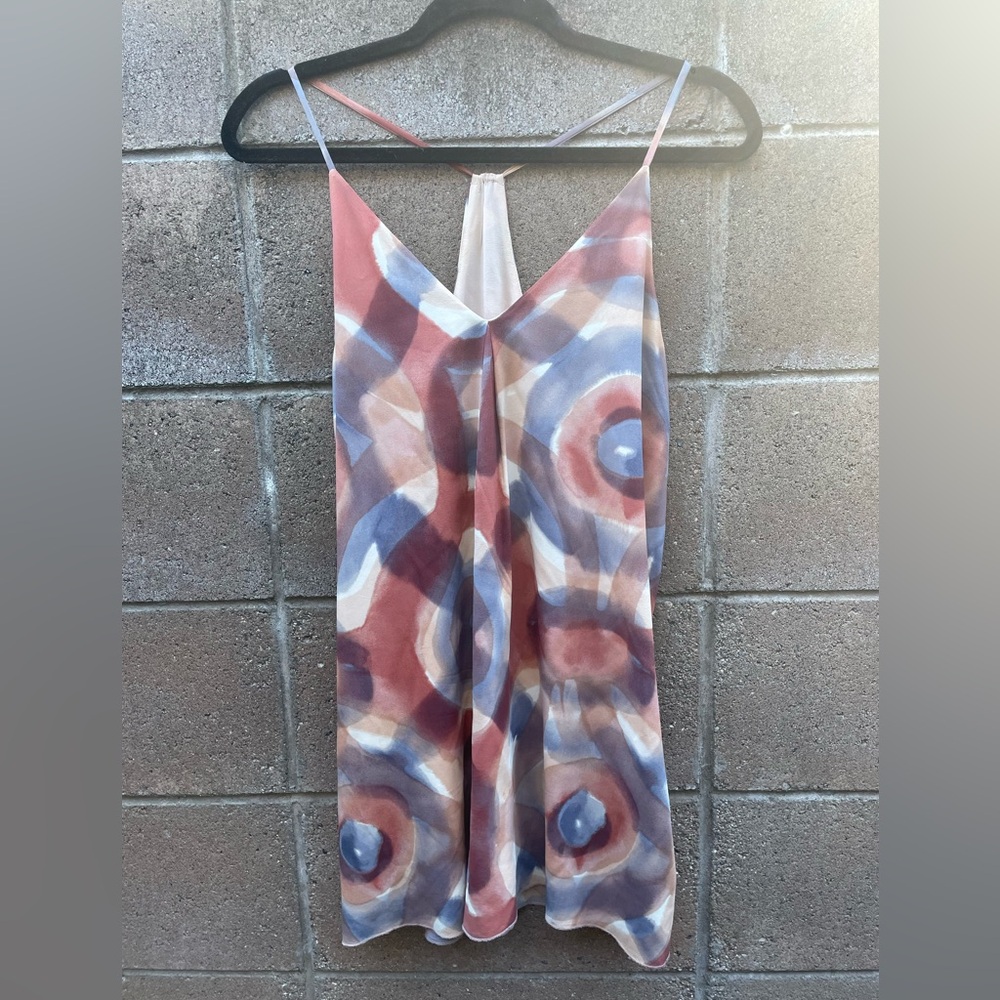 Alice and Olivia Silk Mini Dress